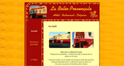 Desktop Screenshot of la-bolee-provencale.fr