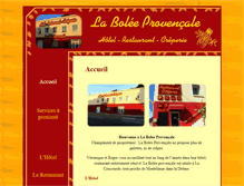 Tablet Screenshot of la-bolee-provencale.fr